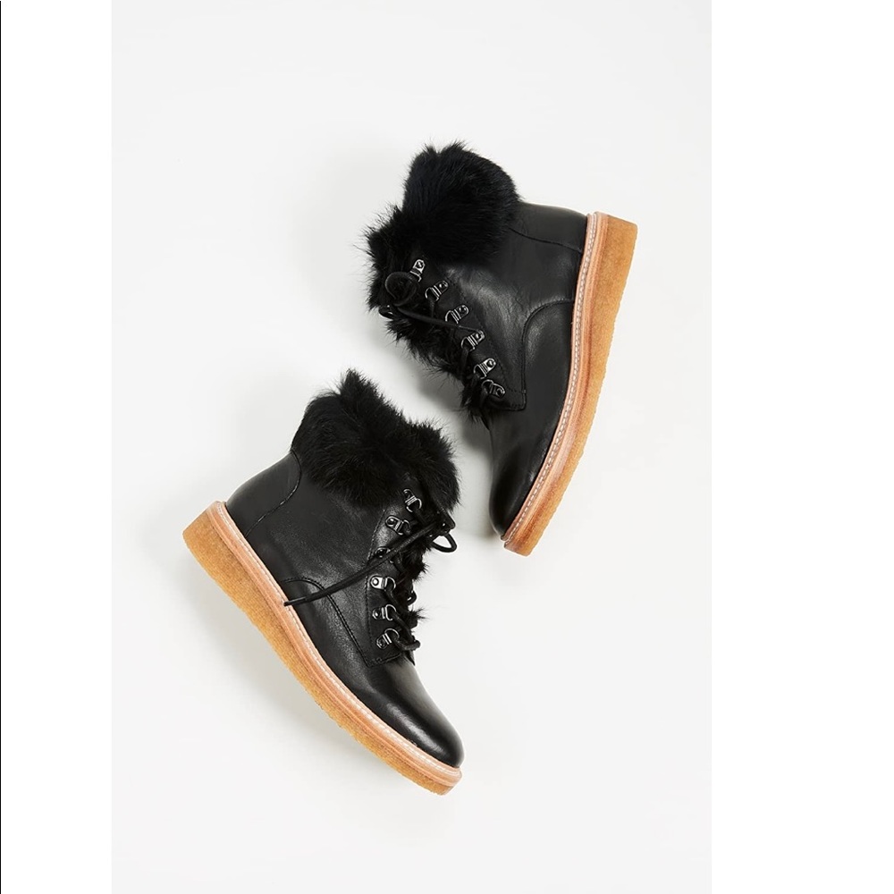 Botkier boots with fur, size 6